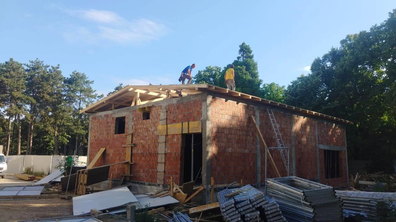 Porodična kuća – radovi na krovu